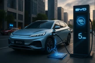 Revolução Elétrica- BYD Desenvolve Tecnologia que Carrega Carros Elétricos em Apenas 5 Minutos