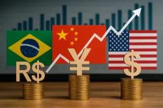 Brasil vs. China e EUA